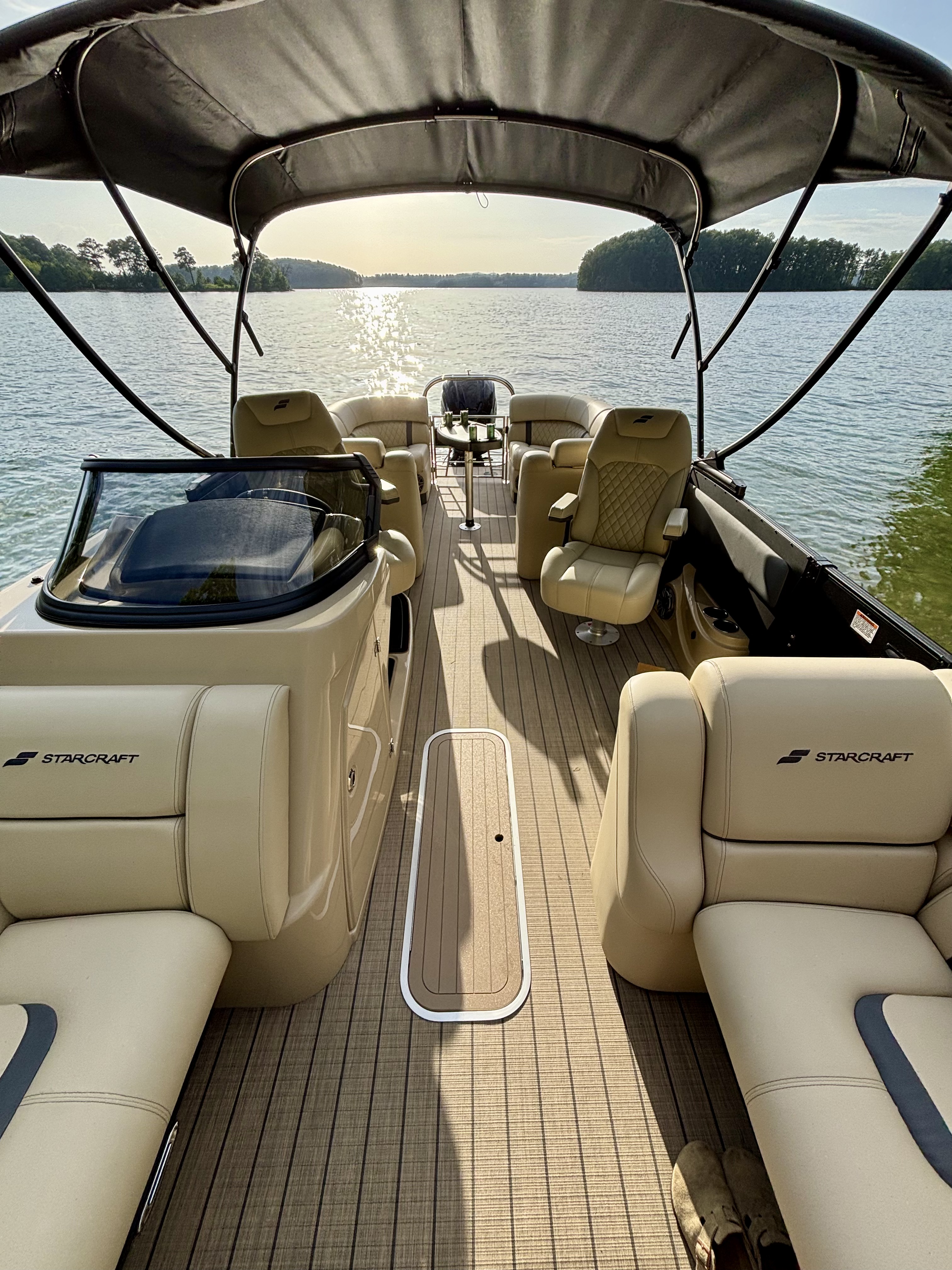 Interior deck view